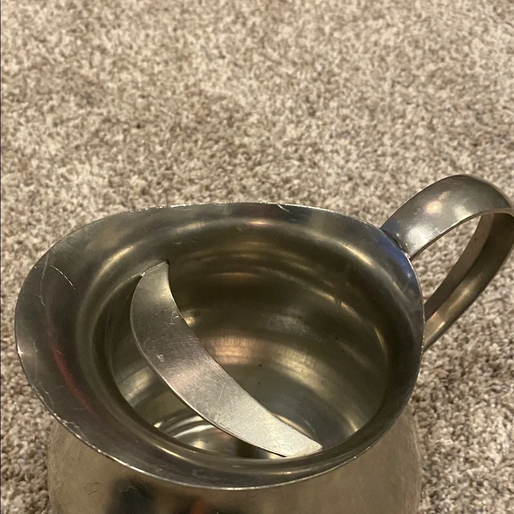 Vintage Royal Holland Elegant Silver Pewter Pitcher.